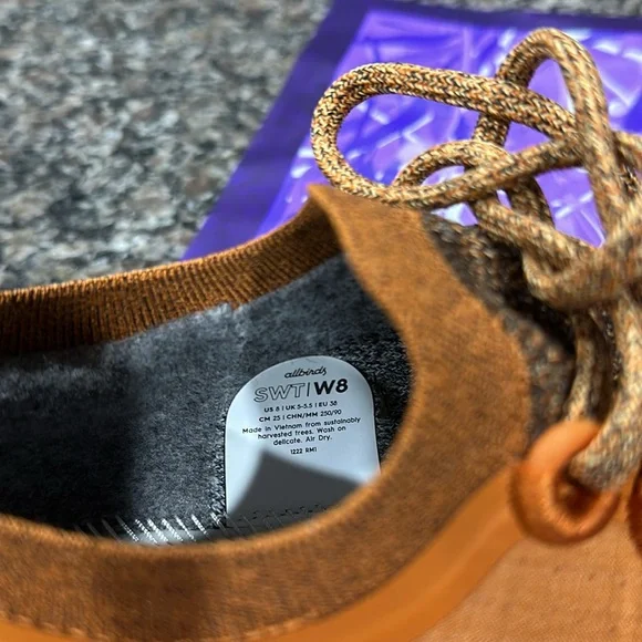 COPY - NWOT Allbirds Trail Runners SWT in Honey Rust (Forage Tan Sole) Women’s … - Picture 5 of 6